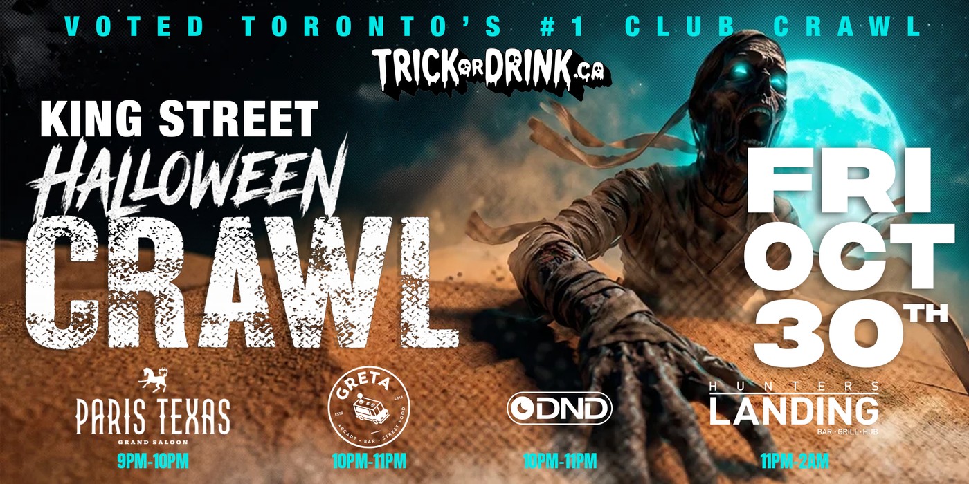 Poster for King Street Club Crawl