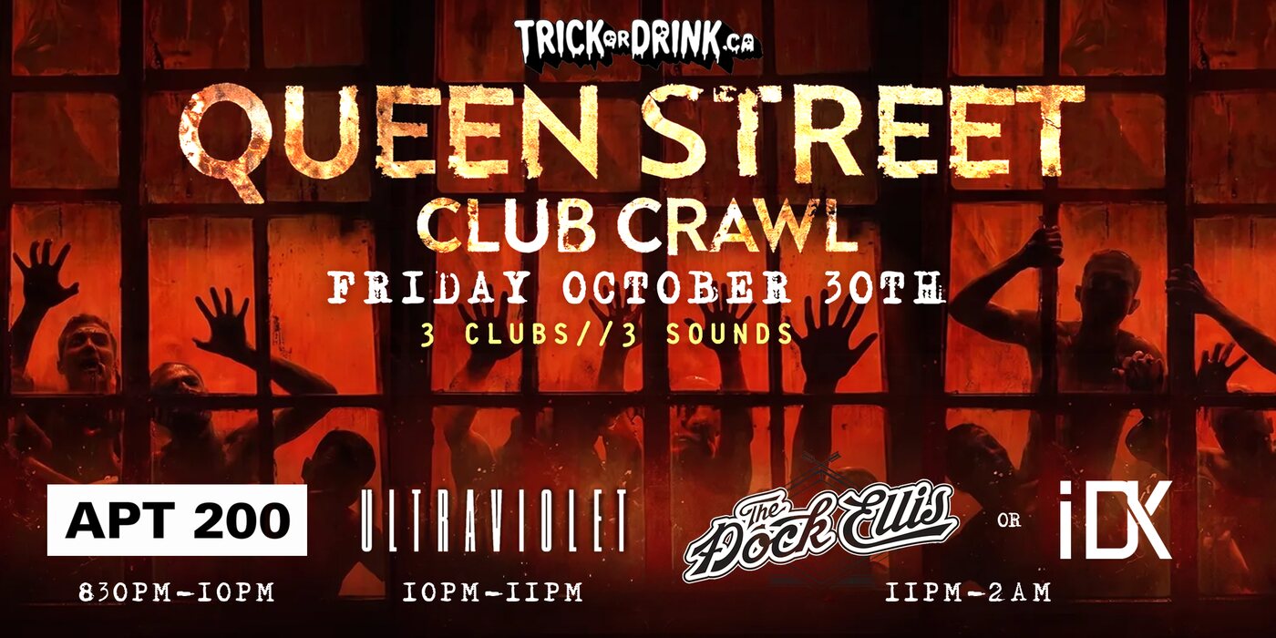 Poster for Queen St Club Crawl