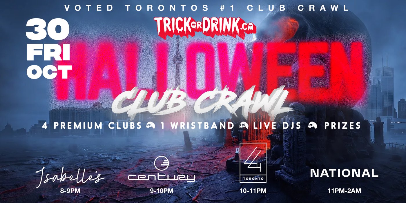 Poster for King West Halloween Crawl