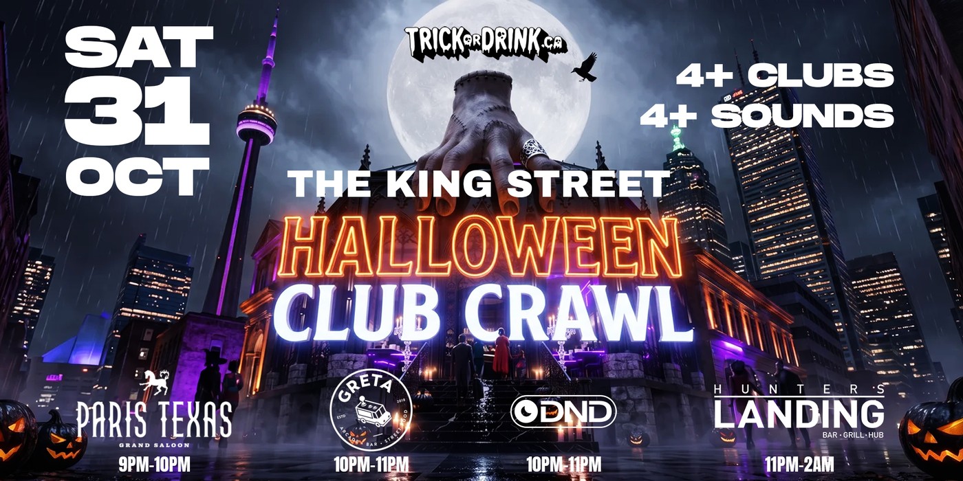 Poster for King Street Club Crawl