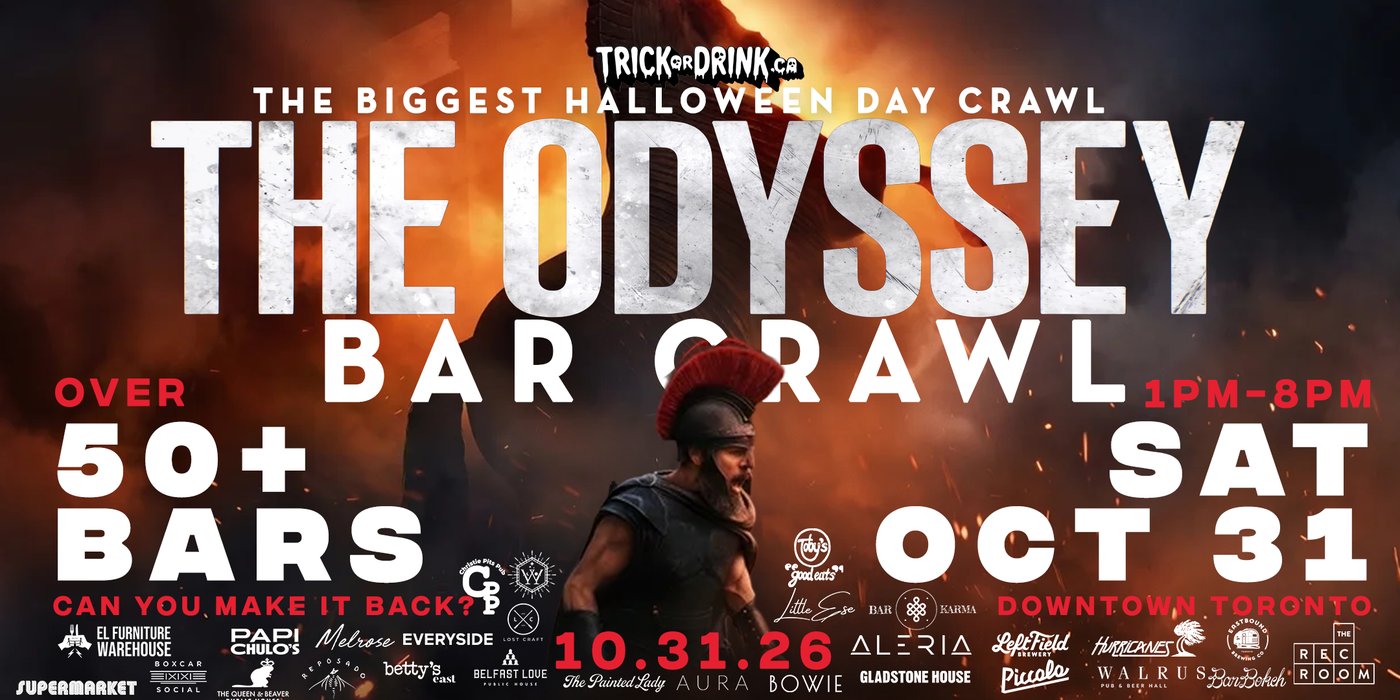 Poster for The Odyssey Bar Crawl