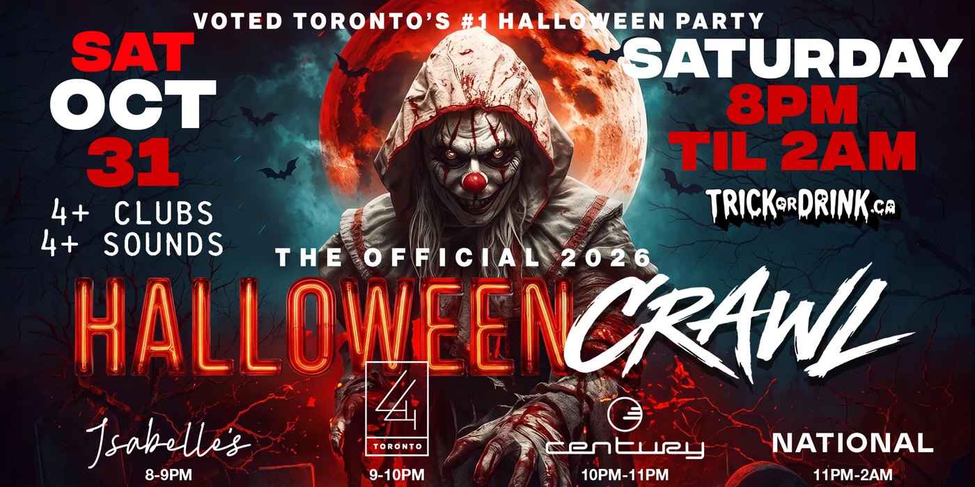 Poster for King West Halloween Crawl