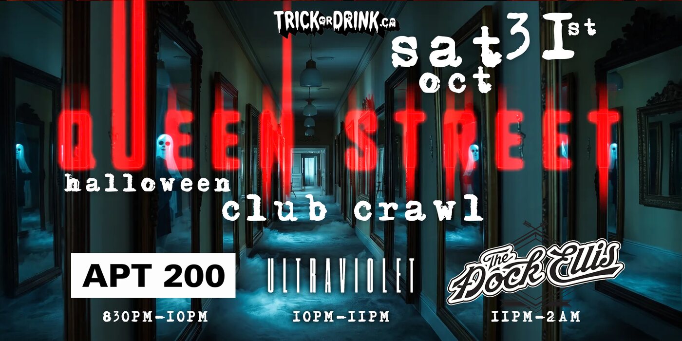 Poster for Queen St Club Crawl
