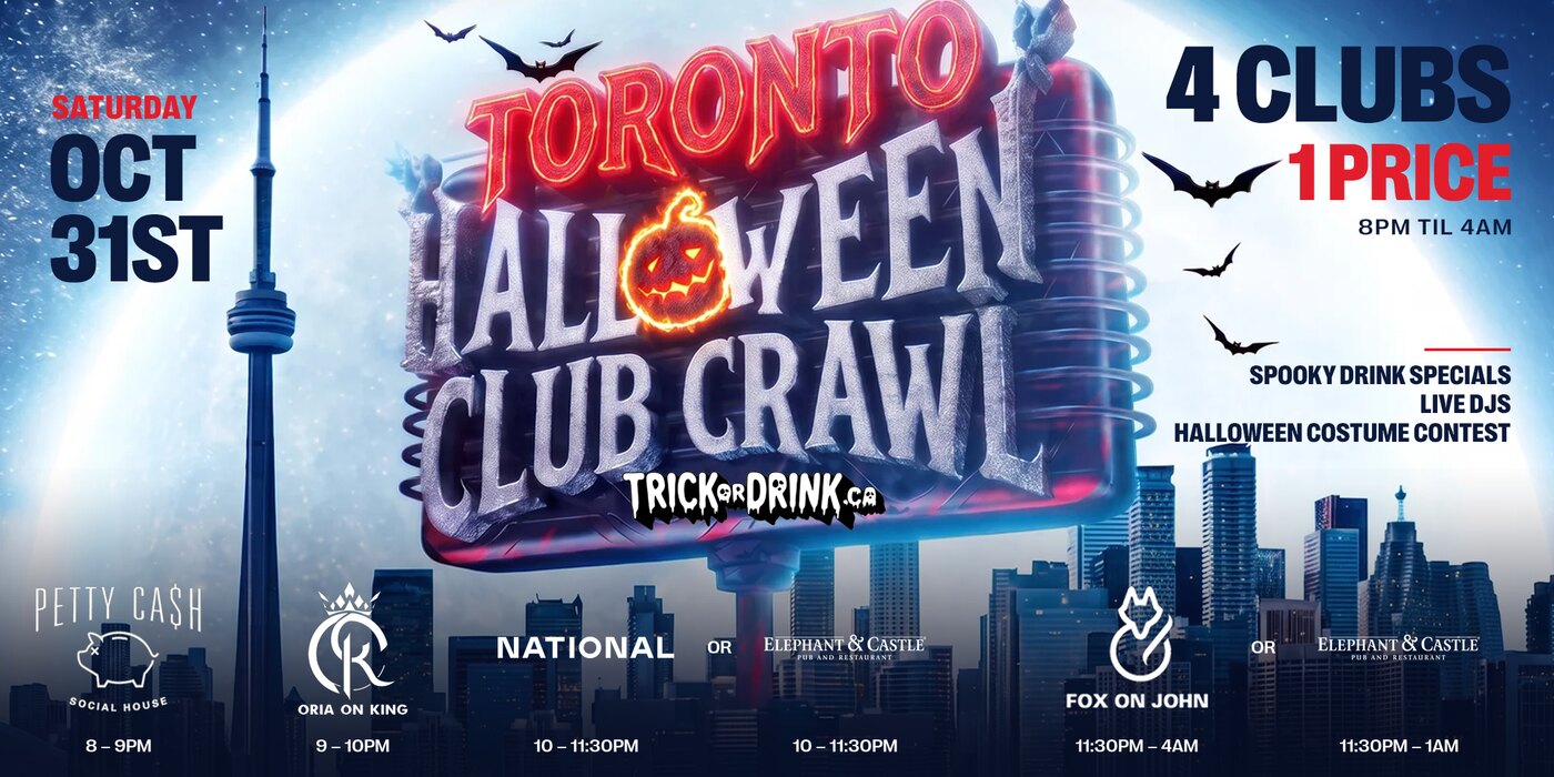 Poster for Toronto Club Crawl